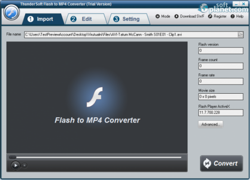 ThunderSoft Flash to MP4 Converter 2.2.0 ThunderSoft Flash to MP4 Converter 2.2.0
